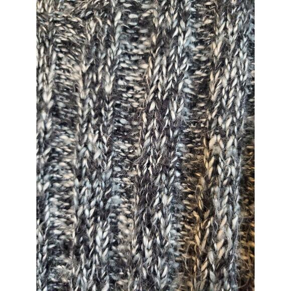 Chico's Grey Black Cable Knit Women's Soft Heavyweight Sweater, Size 3 (XL) - Picture 7 of 10